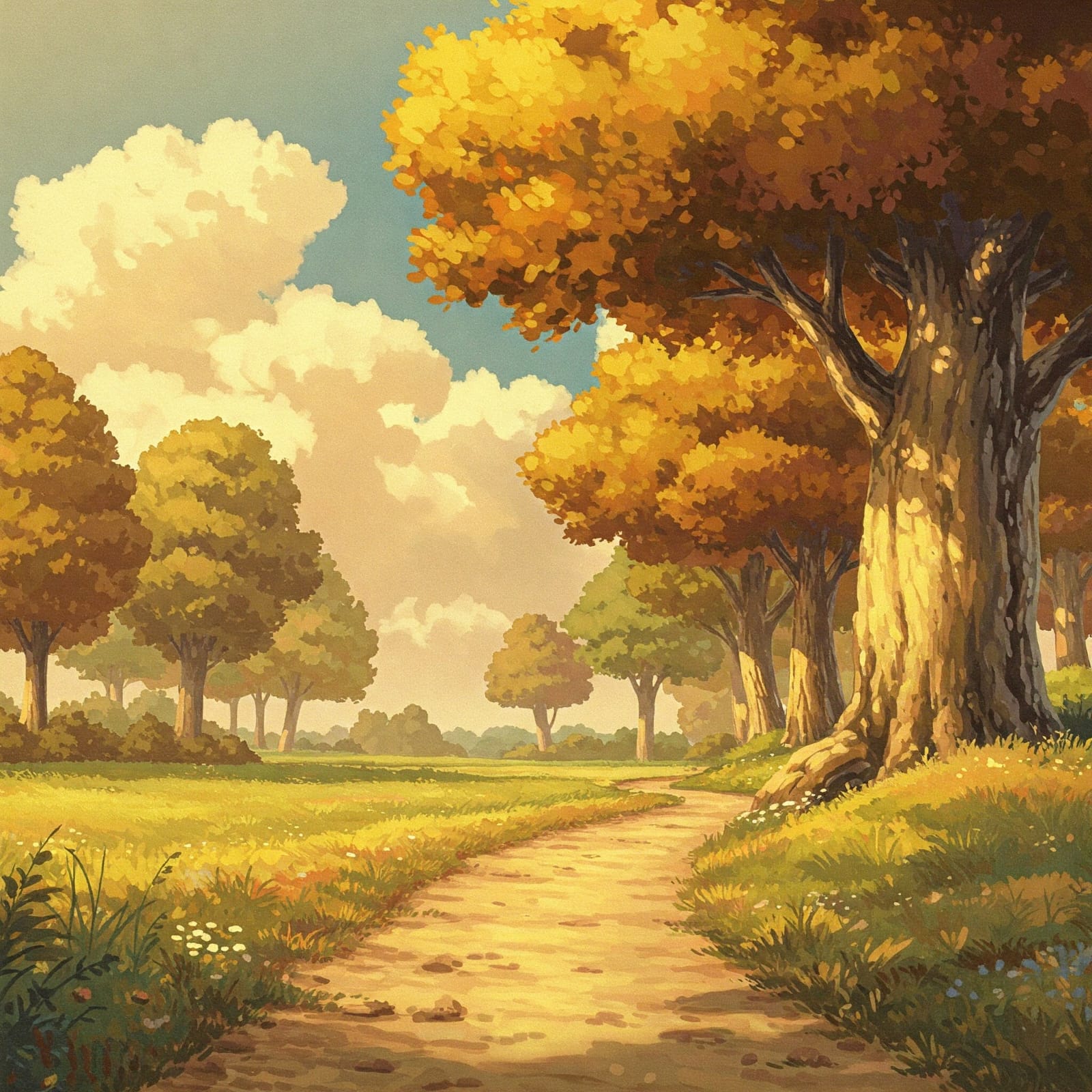 pathway through a forest